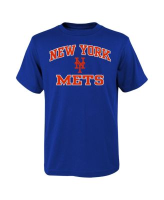 Outerstuff - Big Boys and Girls Royal New York Mets Heart Soul T-Shirt