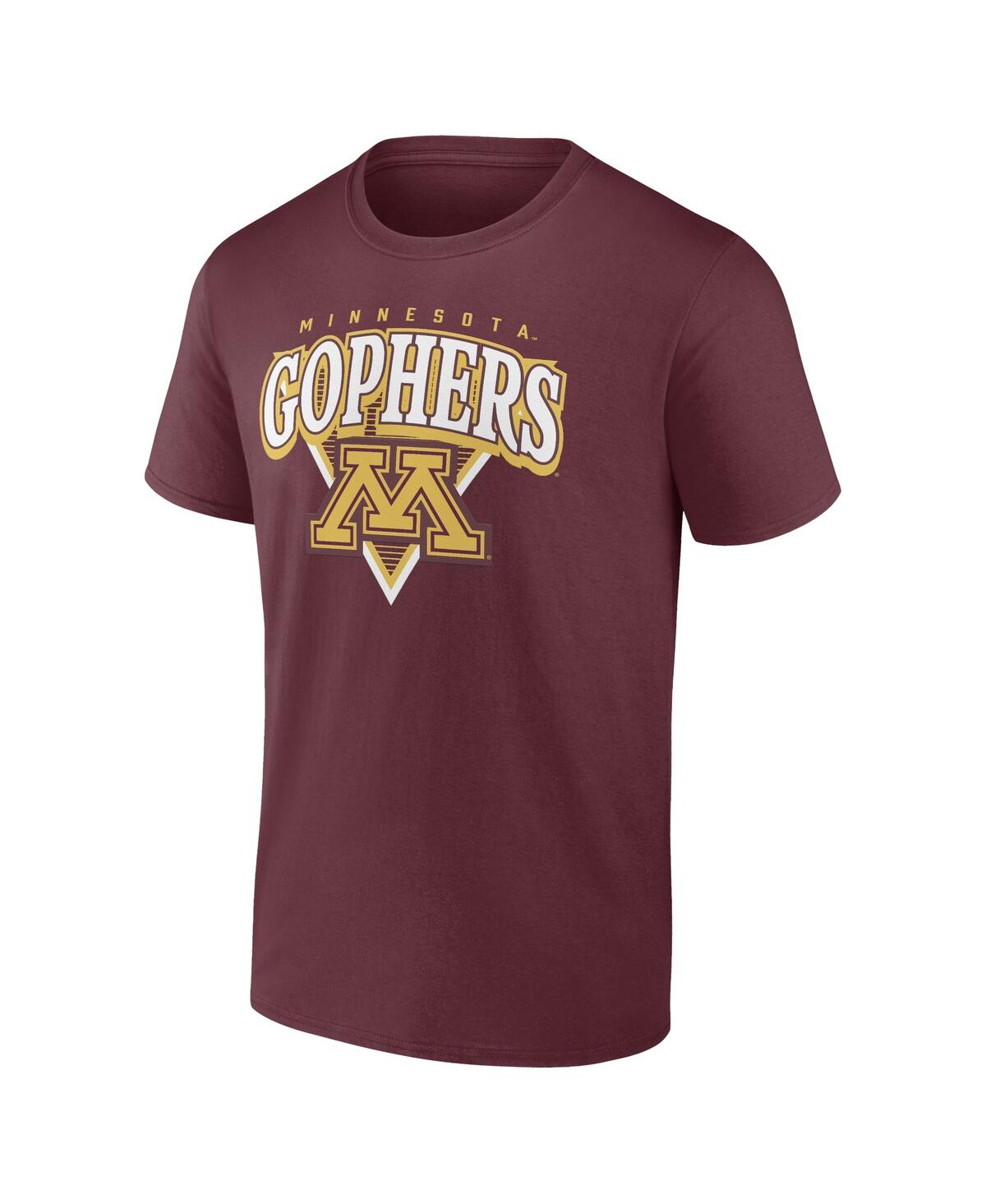 Fanatics Men's Maroon Minnesota Golden Gophers Modern Tri T-shirt In Maroon