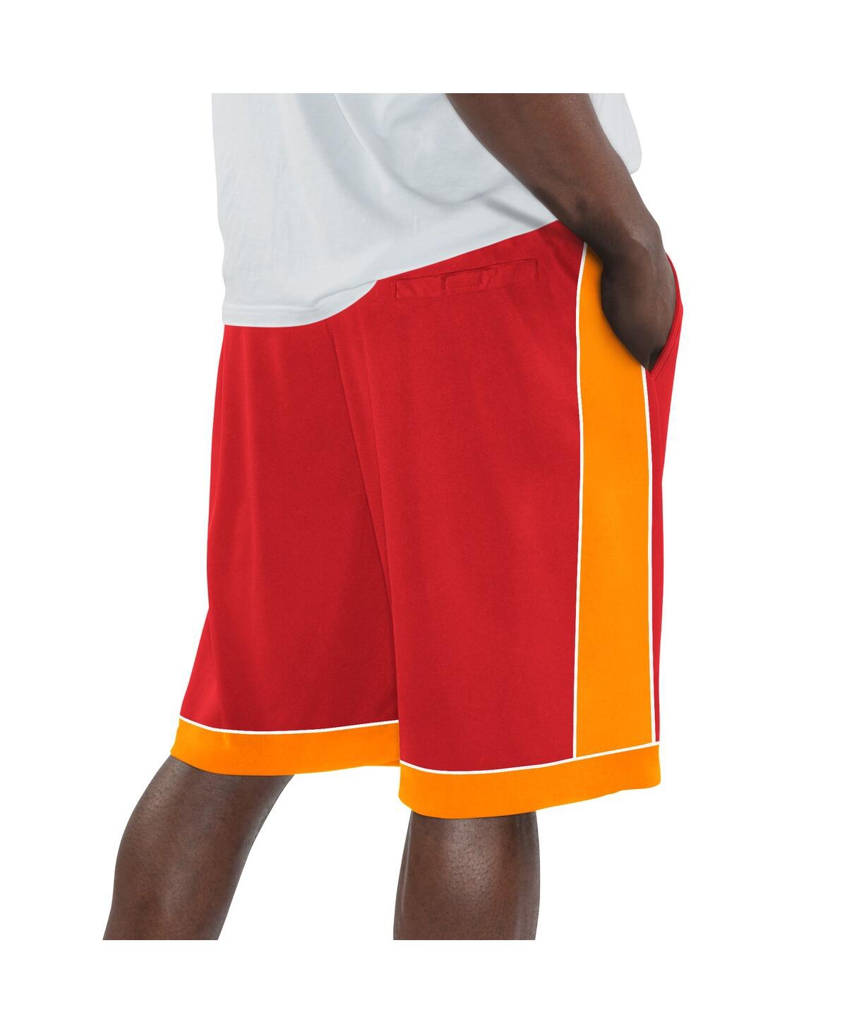 Starter Men's Red Tampa Bay Buccaneers Fan Favorites Vintage Logo Shorts In Orange