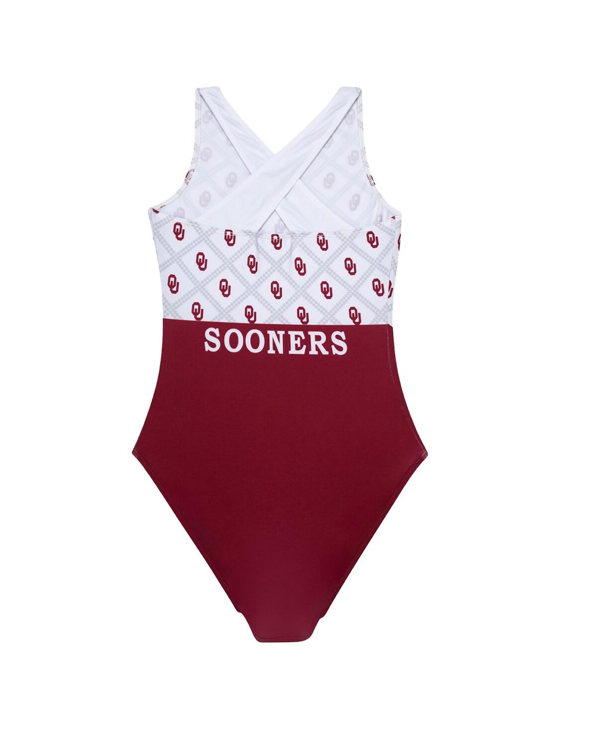 GK ELITE BIG GIRLS CRIMSON OKLAHOMA SOONERS ELITE REPLICA LEOTARD 