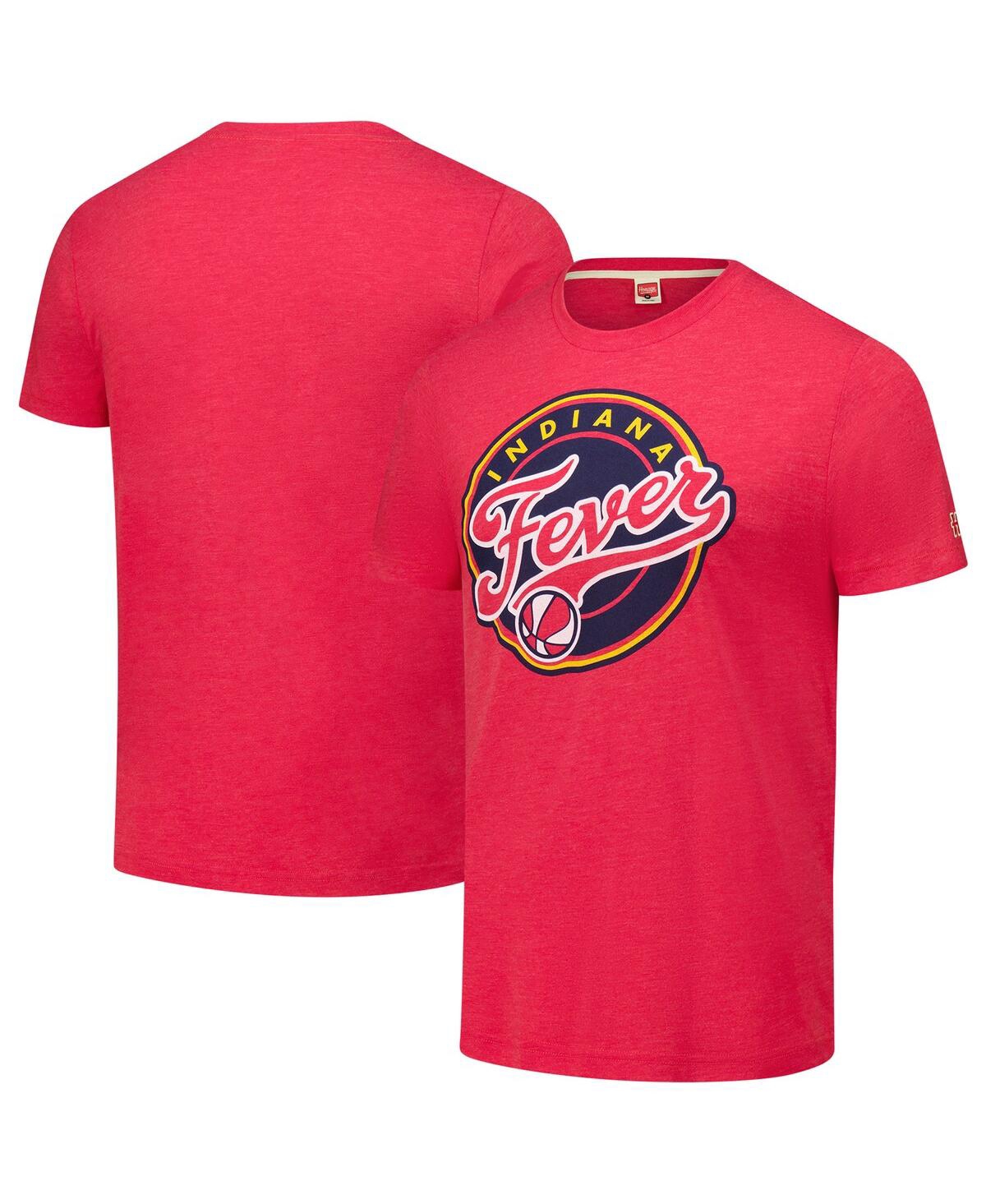 Men's and Women's Red Indiana Fever Team Spirit Tri-Blend T-Shirt - Red
