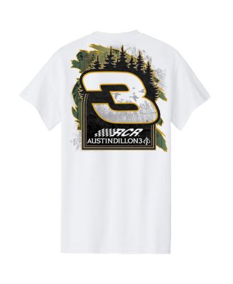Men's White Austin Dillon Bass Pro Shops Car T-Shirt