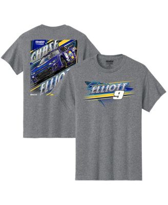Hendrick Motorsports Team Collection - Men's Heather Gray Chase Elliott Car T-Shirt