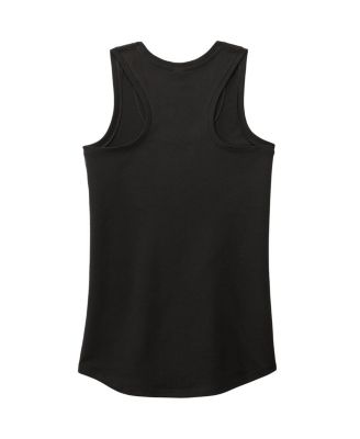 Women's Black Kyle Larson Name Number Tri-Blend Racer Back Tank Top