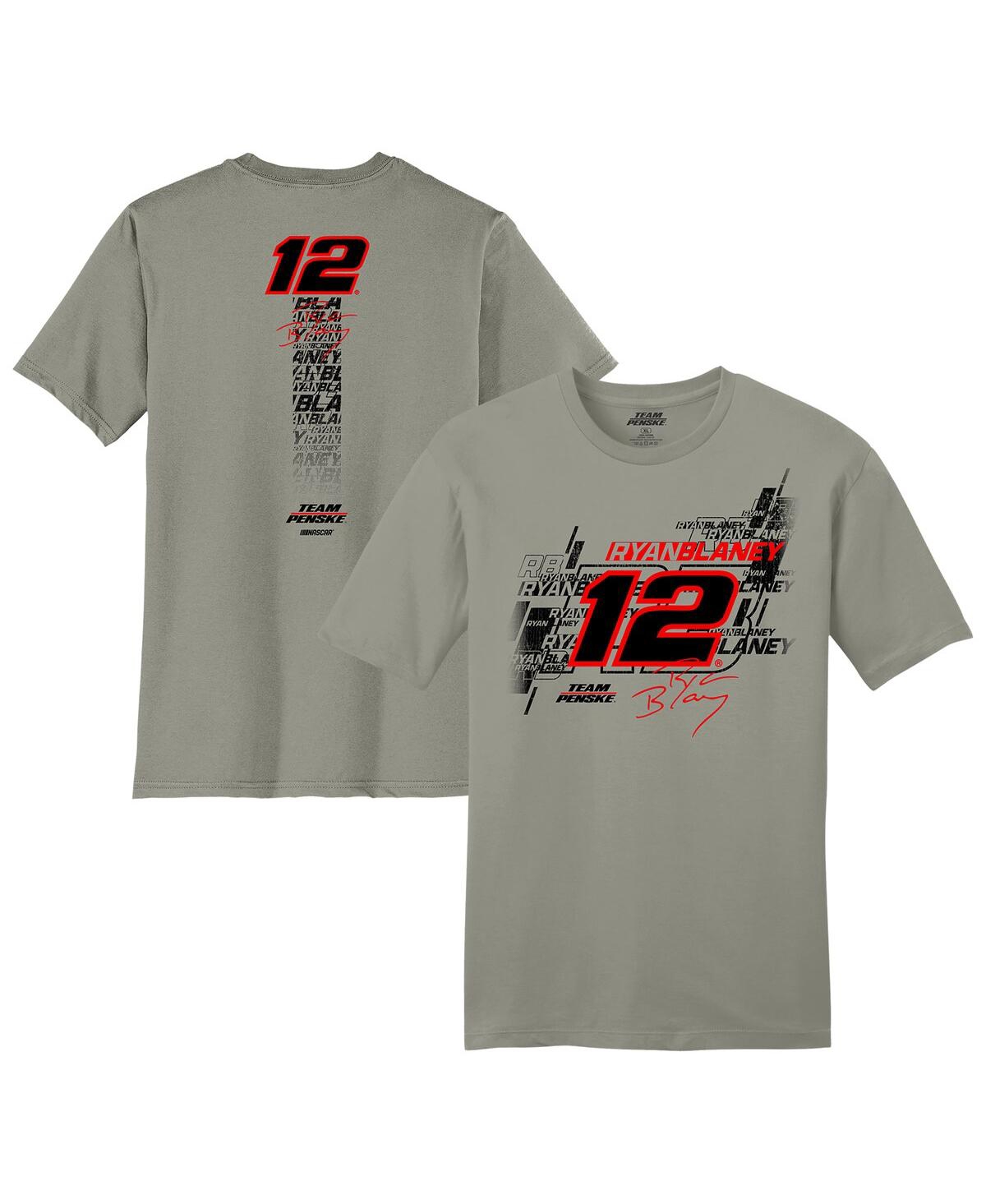 Men's Gray Ryan Blaney Lifestyle T-Shirt - Gray