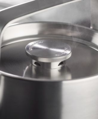 Stainless Steel Whistling Induction Teakettle, 1.9-Quart