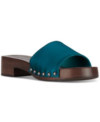 Women's Cambrie Wooden Platform Slide Sandals
