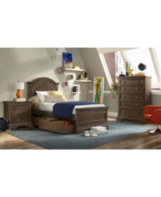 Olivia Wood Storage Drawers in Rosewood Brown (Set of 2)