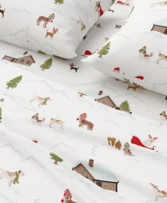 Ultra-Soft Turkish Cotton Flannel Holiday Print Sheet Set