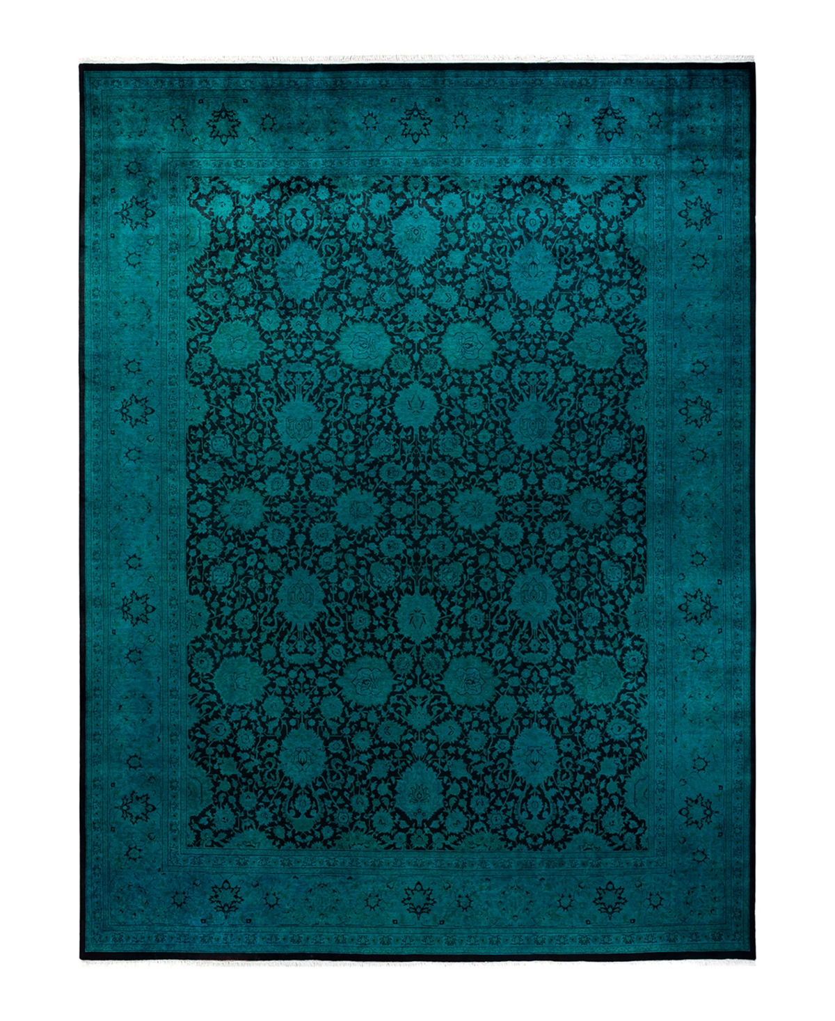 Adorn Hand Woven Rugs Fine Vibrance M1250 Rug Collection In Blue