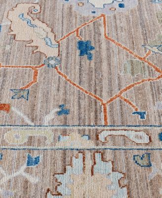 Colorful Oushak M1945 8'2''x9'9'' Area Rug