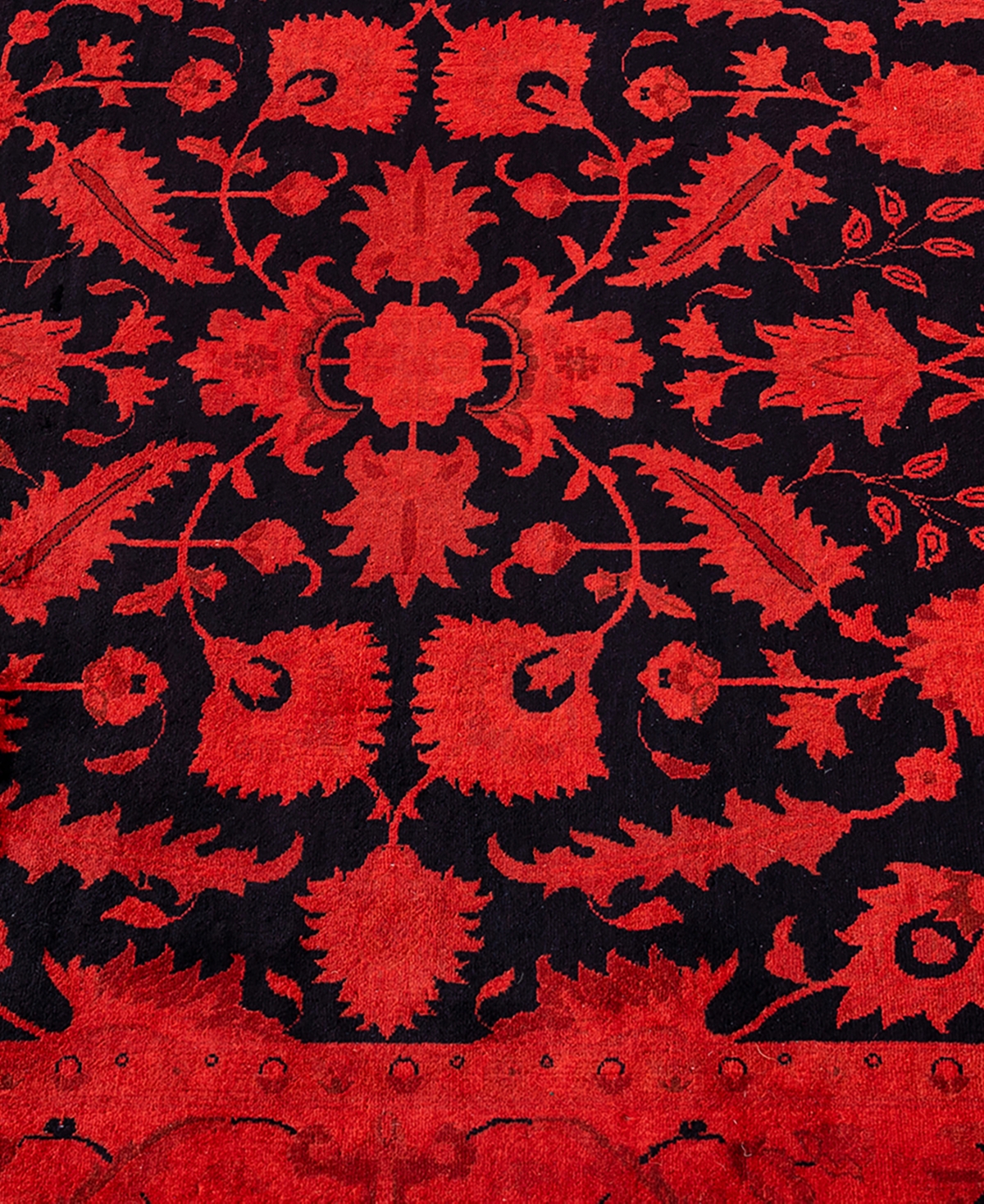 Adorn Hand Woven Rugs Fine Vibrance M1452 4'1''x6'1'' Area Rug In Orange