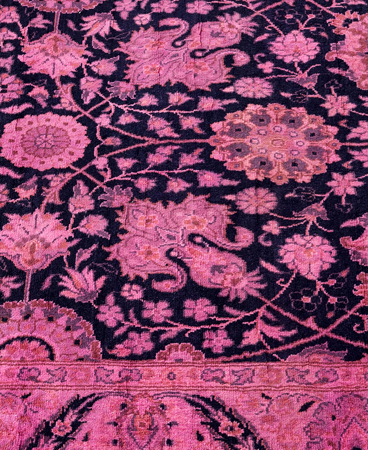 Adorn Hand Woven Rugs Fine Vibrance M1416 3'1''x8'10'' Runner Area Rug In Pink