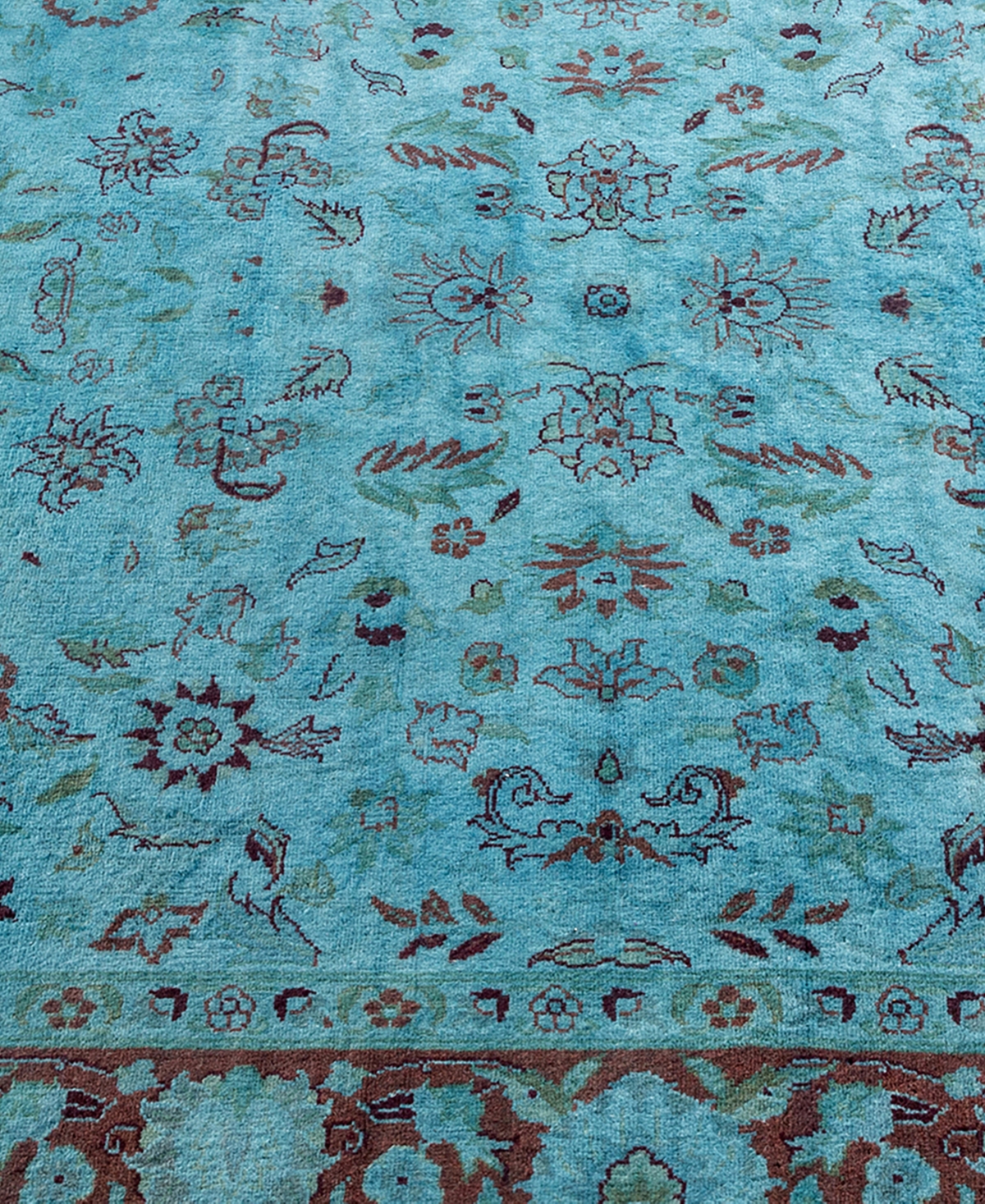 Adorn Hand Woven Rugs Fine Vibrance M1444 4'2''x6'2'' Area Rug In Blue