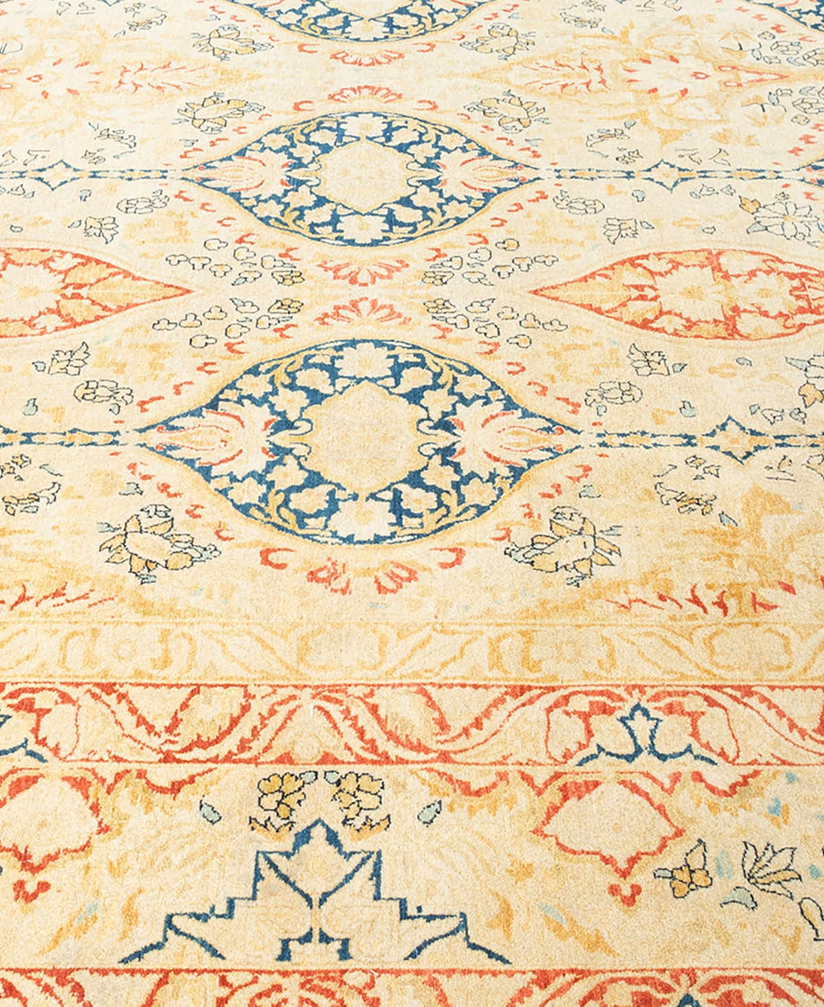 Adorn Hand Woven Rugs Mogul M1381 10'1''x13'10'' Area Rug In Ivory