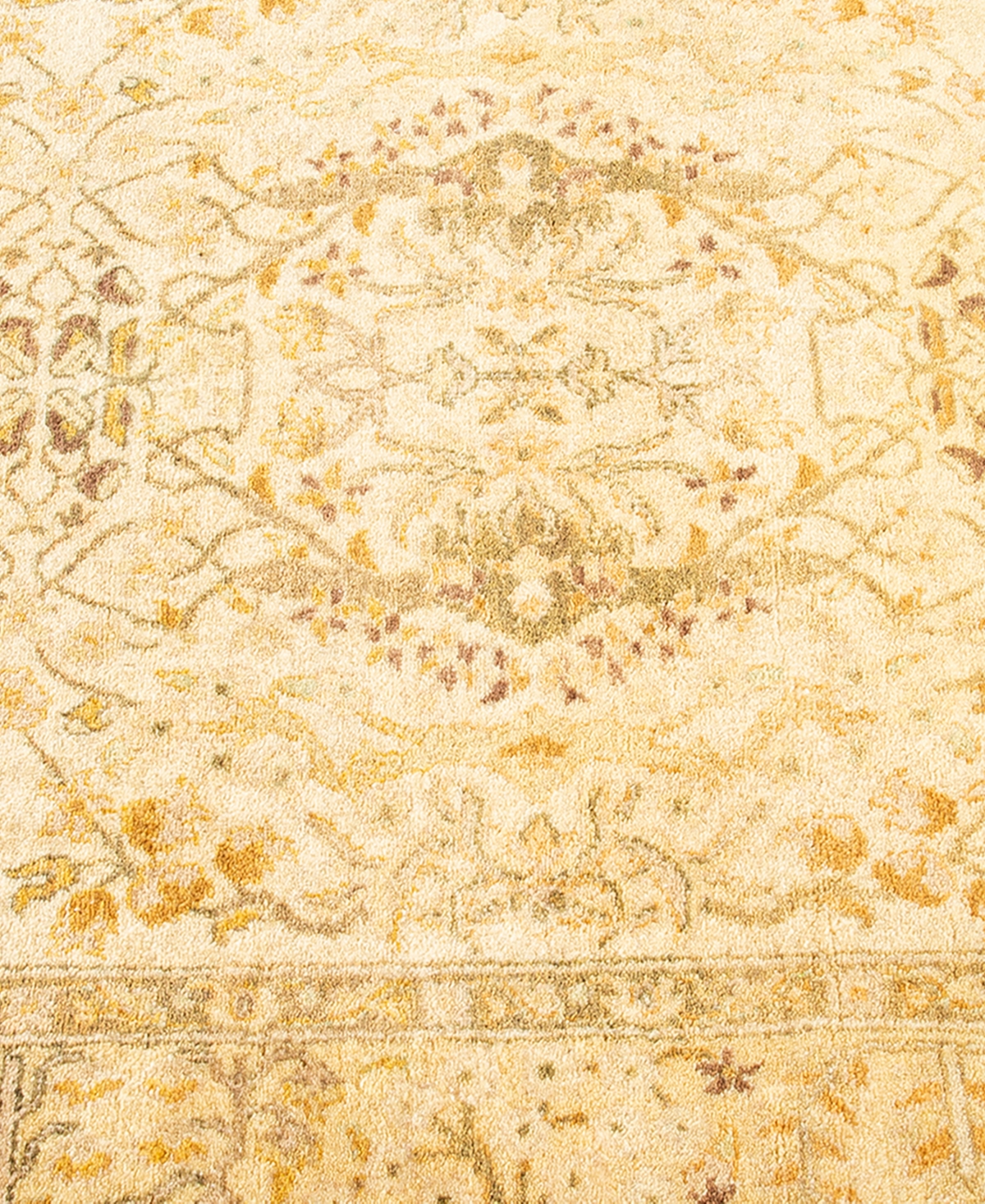 Adorn Hand Woven Rugs Mogul M1554 3'x8'4'' Runner Area Rug In Ivory