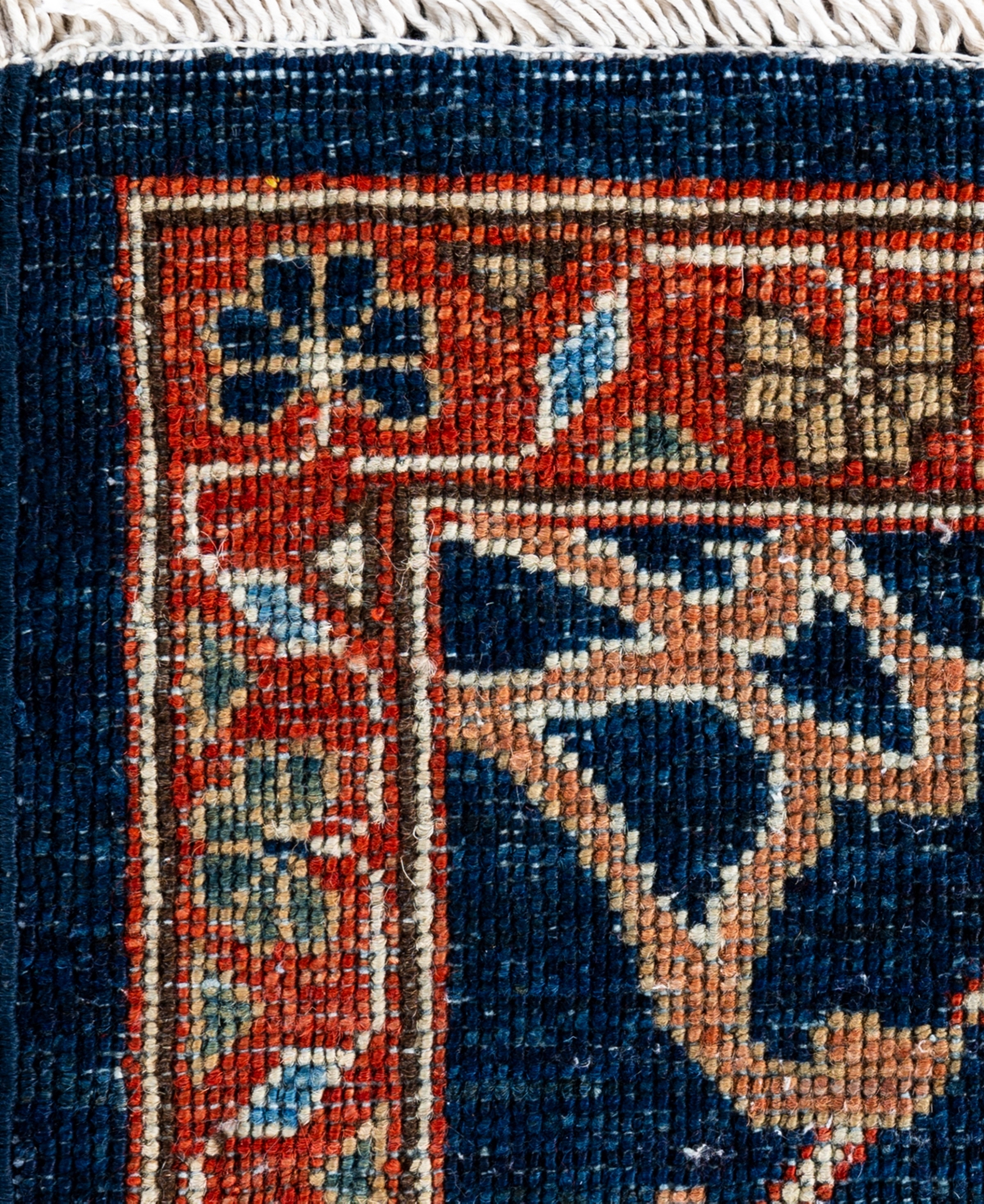 Adorn Hand Woven Rugs Serapi M1945 8'11''x12' Area Rug In Blue