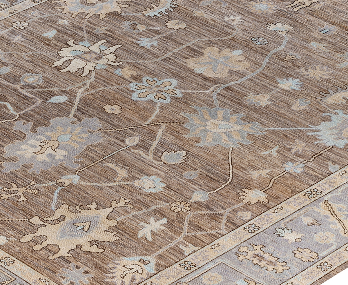 Adorn Hand Woven Rugs Colorful Oushak M1945 9'9''x13'8'' Area Rug