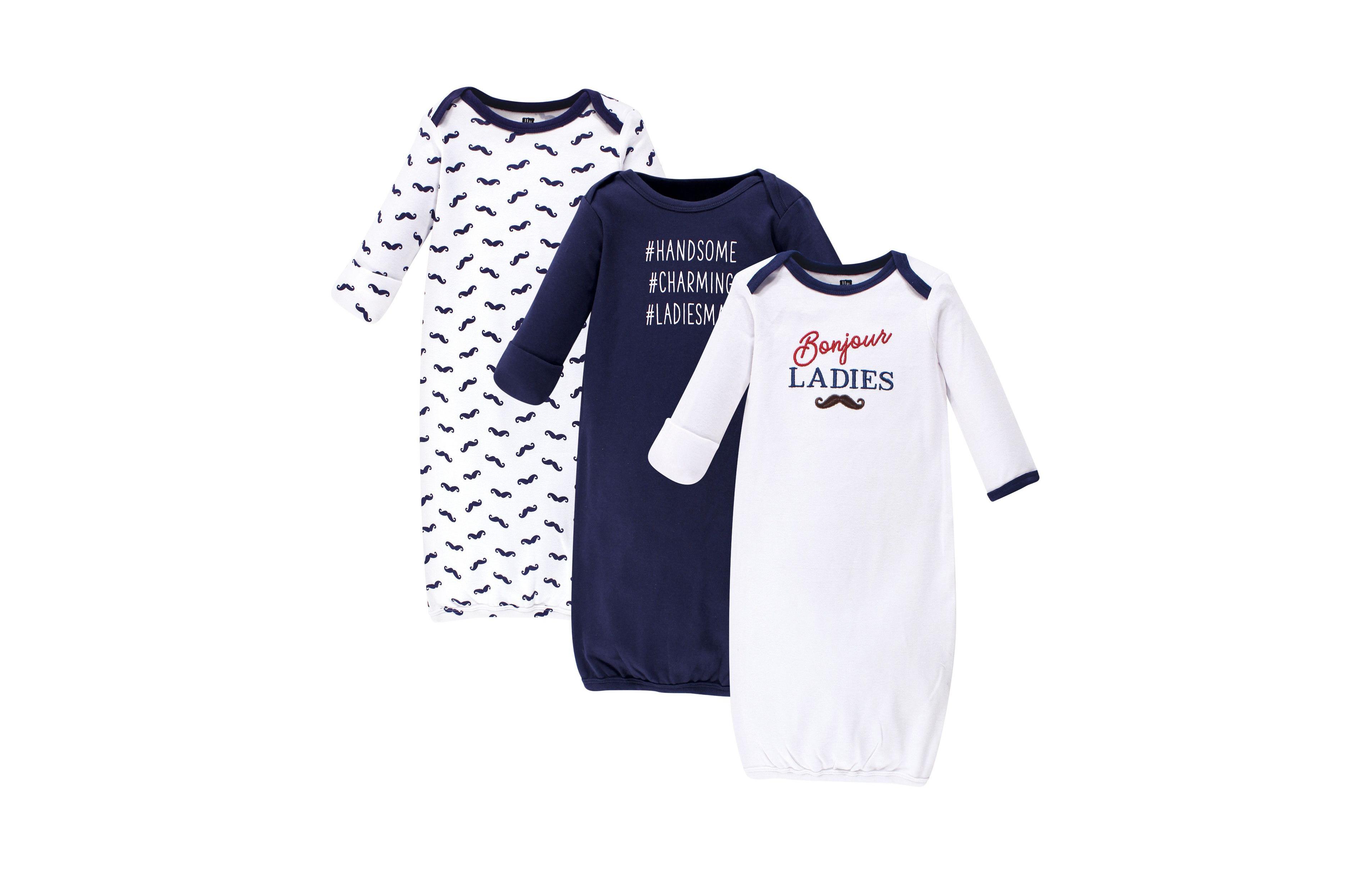 Hudson Baby Boys Super Soft Cotton Gowns