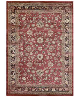 Couristan - HARAZ HAR1443 Red 7'10" x 11'2" Area Rug
