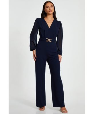 Women's Chiffon Palazzo Jumpsuit