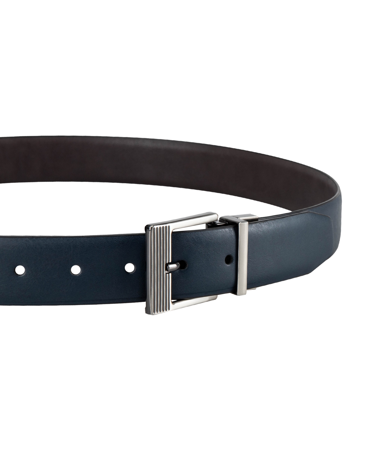 KENNETH COLE REACTION MEN'S 2-IN-1 MODERN REVERSIBLE STRETCH DRESS BELT 