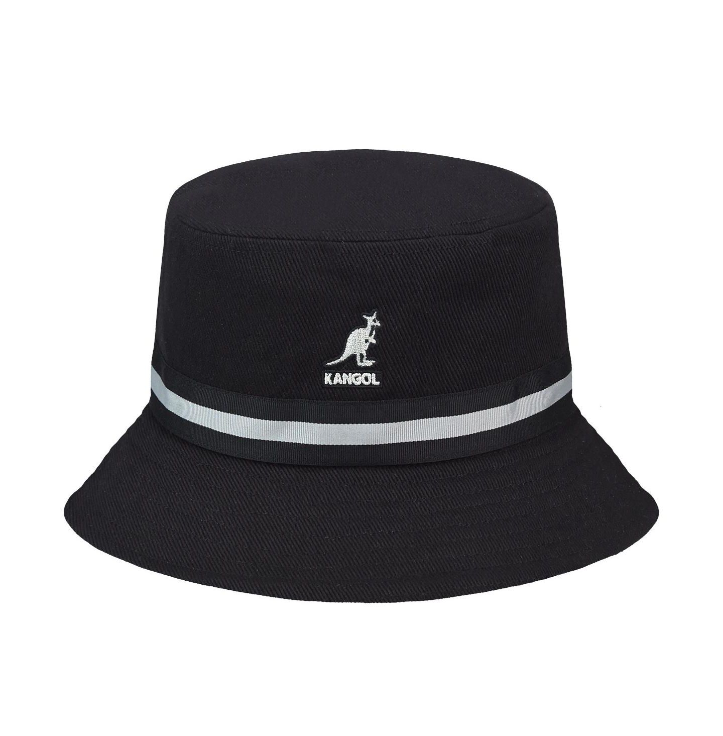 Мужские головные уборы Kangol Stripe Lahinch, цвет: Чёрный — фото 1