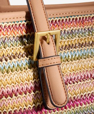Classic Straw Tote, Exclusively at Macy's
