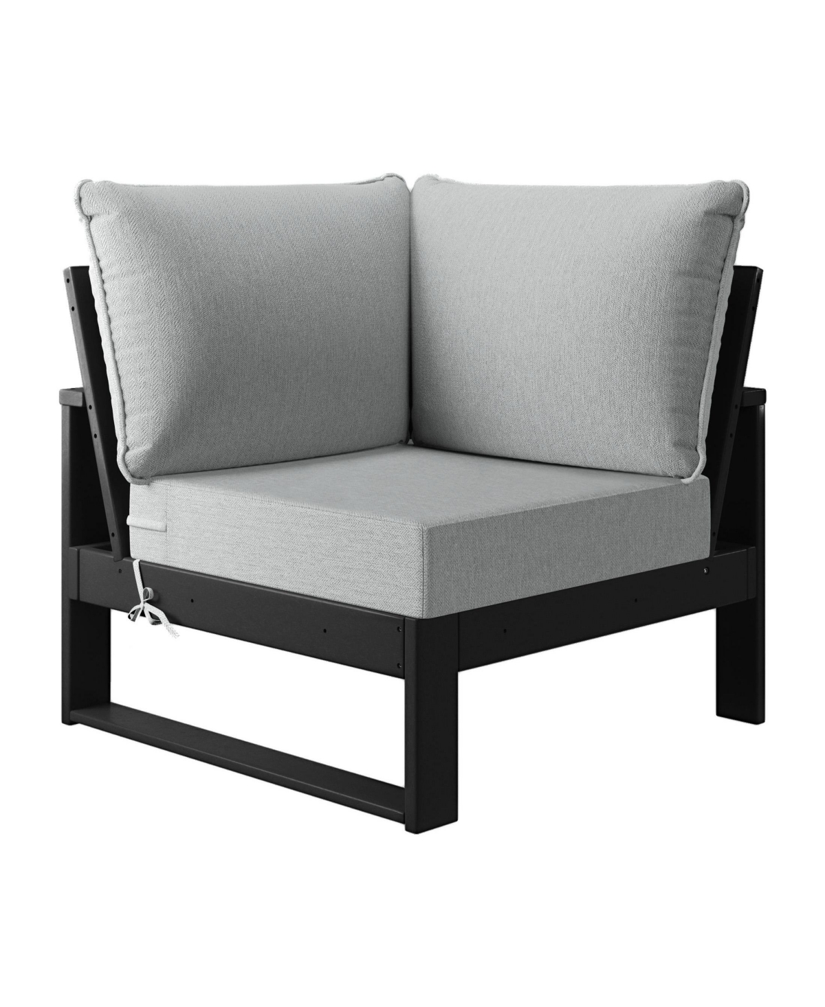 6-Piece Outdoor L-Shaped Patio Corner Sectional Sofa Conversation Set