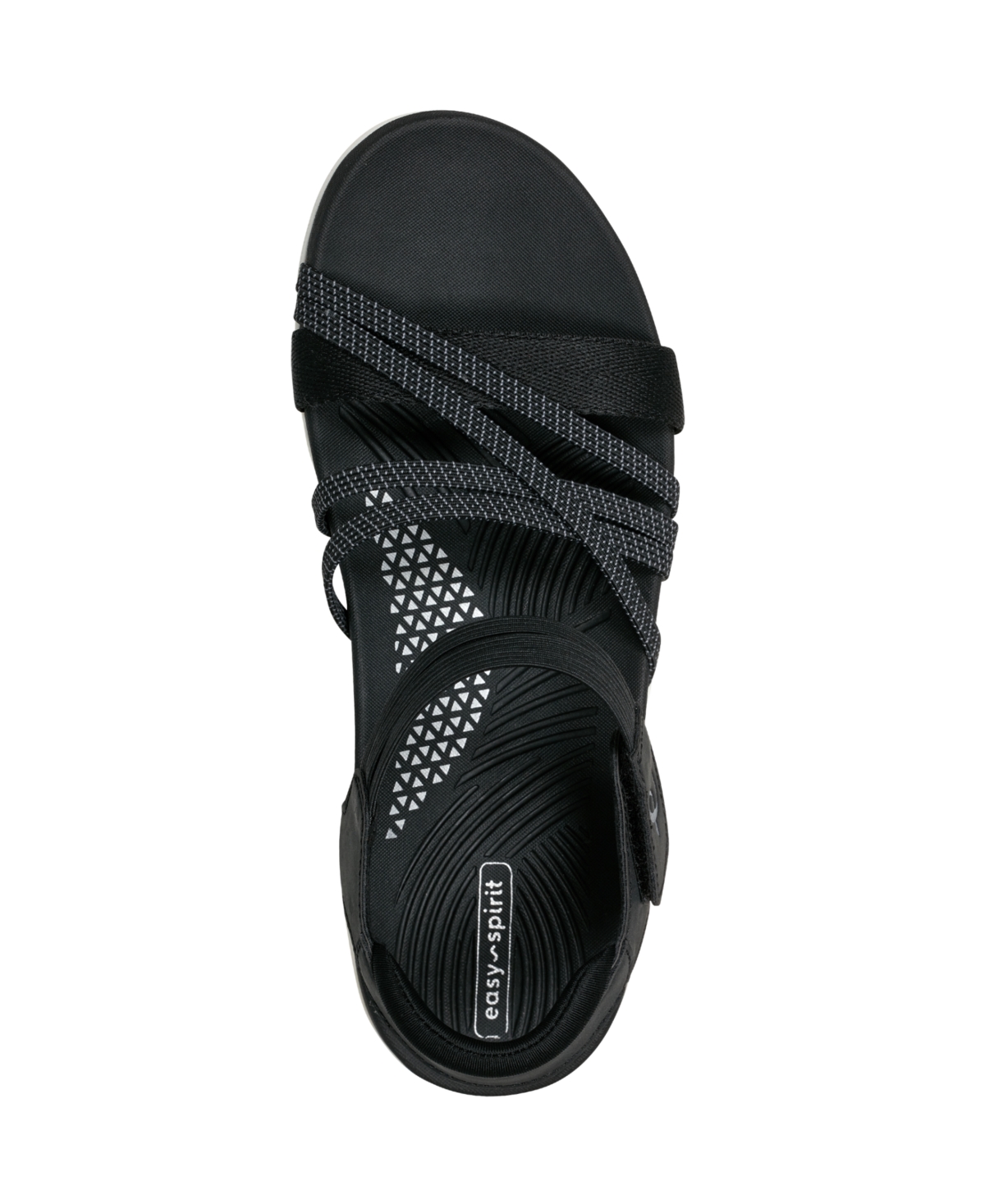 Shop Easy Spirit Women's Winsor Strappy Lightweight Sandals In Black