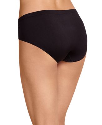 Smooth and Shine Seamfree Heathered Hipster Underwear 2187, available in extended sizes