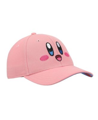 Boys Kirby Face Youth Pink Traditional Adjustable Hat