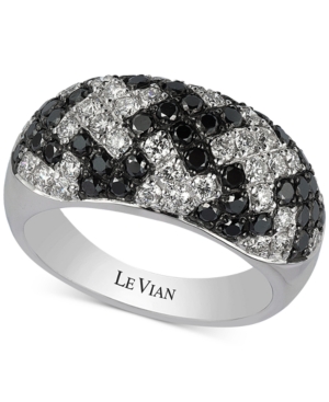 image of Le Vian Exotics Houndstooth Diamond Ring (1-3/4 ct. t.w.) in 14k White Gold