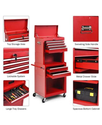 6-Drawer Tool Chest w/ Heightening Cabinet