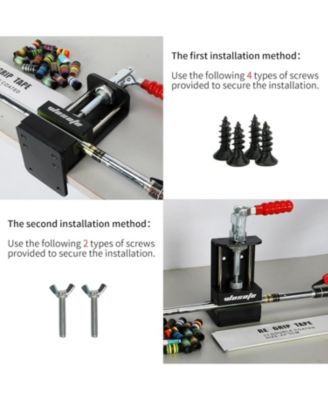 Golf Club Regrip Vise Tool, Professional Golf Grip Kit With Hook Knife And Grip Tapes, 17 Iron Club Ferrules, Golf Club Regripping Kit, Quick Shaft Clamp, Easy To Install, Simple To Operate, Golfer