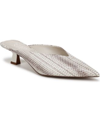 Franco Sarto - Women's Jayda Pointed Toe Kitten Heel Mules