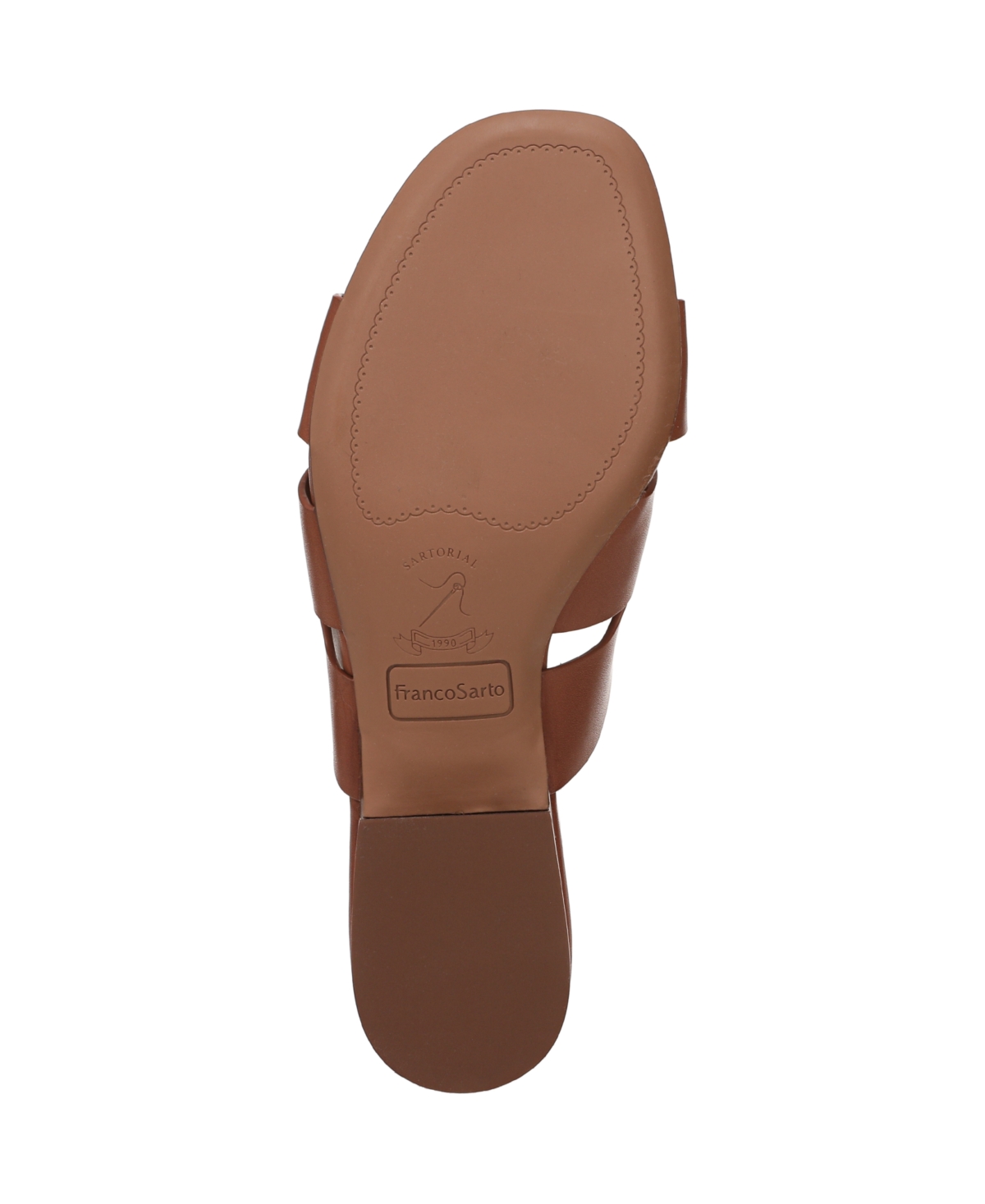 Franco Sarto Women's Nuala Open Toe Block Heel Slide Sandals