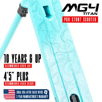 Pro Stunt Scooter for Kids and Teens Ages 8 - 12 – Lightweight Durable Trick Scooter – MG4 - Teal