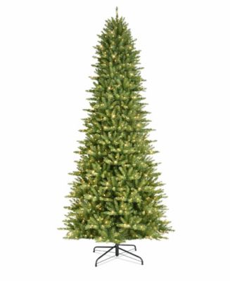 Christmas Tree Puleo International Puleo 4-1/2 Ft. Pre-Lit Arctic Fir Artificial - To Decor Christmas Tree Lights