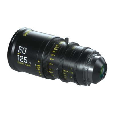 Pictor 50-125mm T2.8 Super35 Parfocal Cine Lens for PL Mount and Canon EF, Black