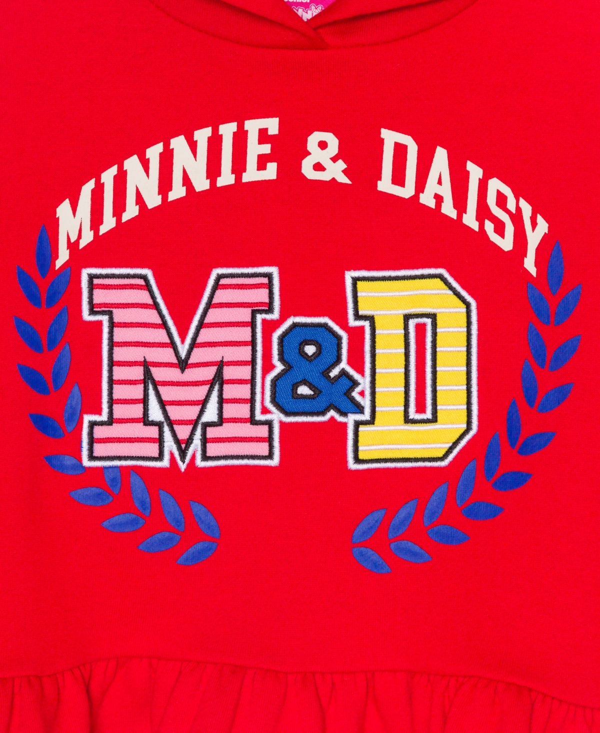 Disney Toddler And Little Girls 2-piece Minnie Daisy Long Sleeve Top And Skirt Set In Red