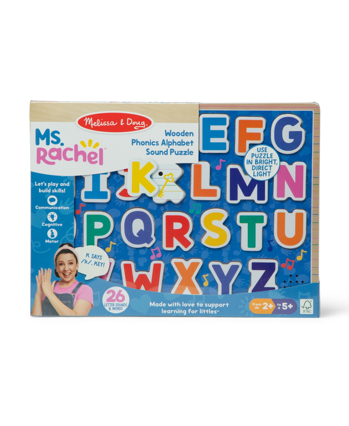 Ms. Rachel Alphabet Phonics Puzzle In Multi