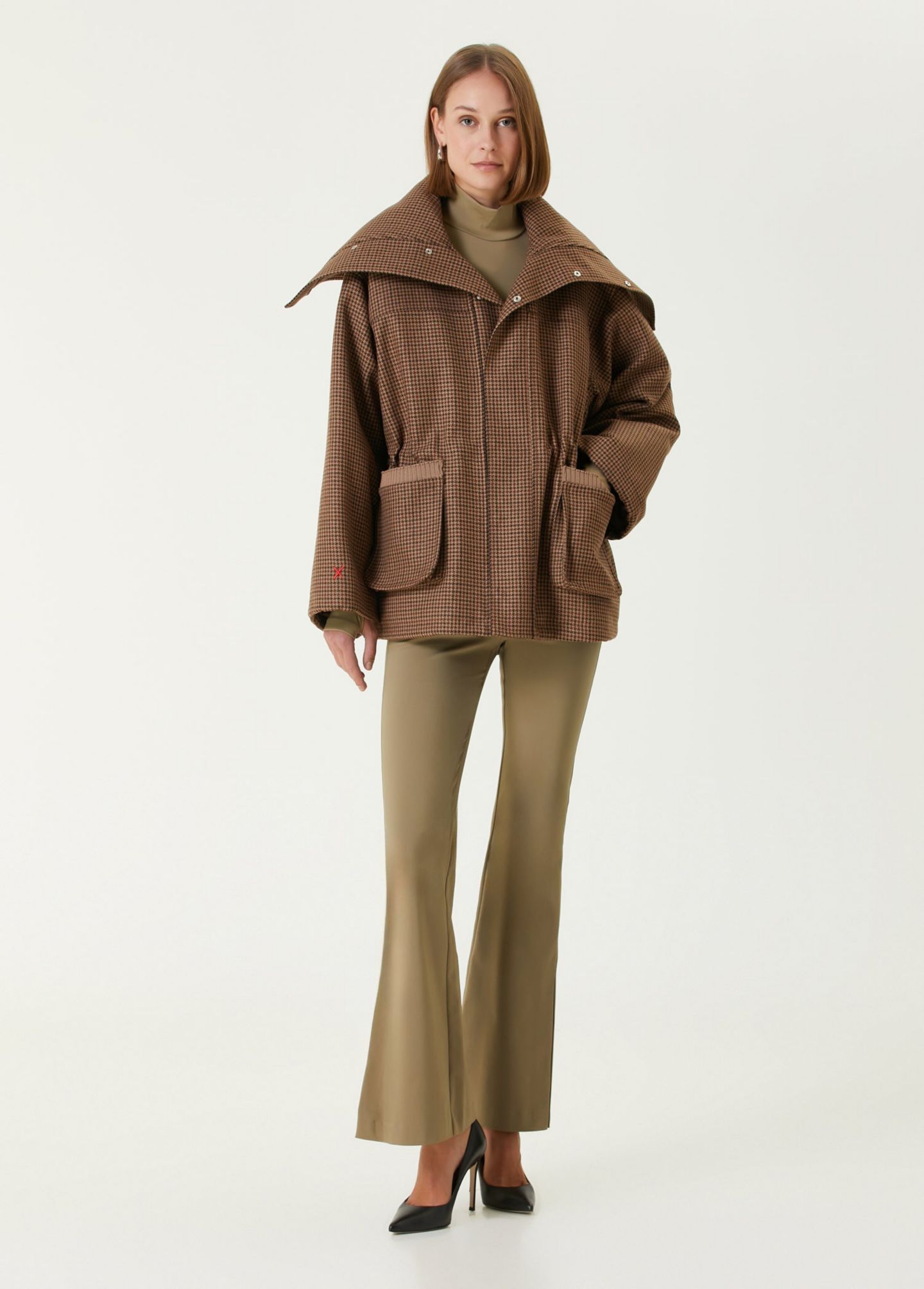Женская куртка PCFG Wool & Cashmere Blend Oversized Puffer — фото 6