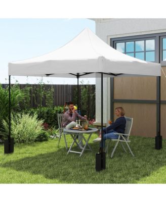 10' x 10' Pop up Canopy Replacement Top with Weight Bags, Multi