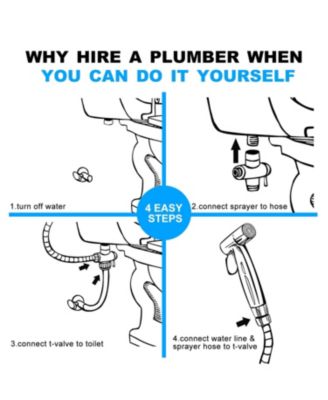 Bidet Sprayer for Toilet, Handheld Cloth Diaper Sprayer