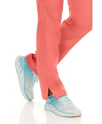 Petite Terri Stretch Straight Leg Six Pocket Cargo Scrub Pants, Ceil, X Large