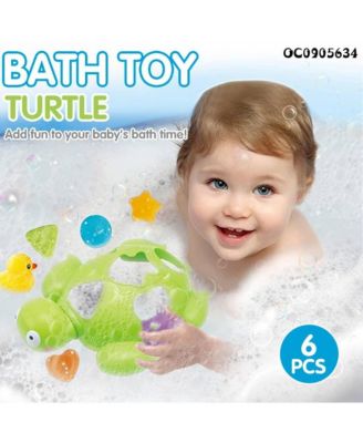 Toddler Turtle Shape Sorter Toy with 6 Colorful Blocks, Sorting & Matching Puzzle Toy 1-3, Fun & Engaging Learning Toy for Shape Recognition, Hand-Eye Coordination & Problem Solving