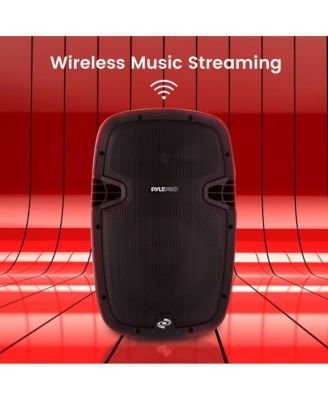 SereneLife 10-Inch Bluetooth PA Speaker System with USB, FM Radio & Recording, 700W