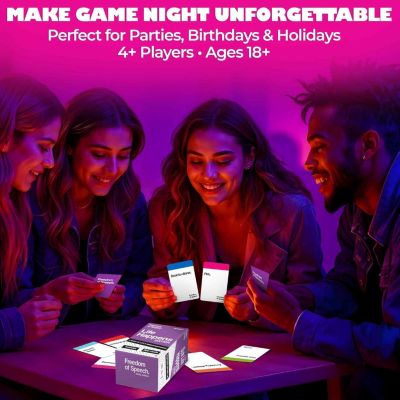 Freedom of Speech Card Board Game - Life Happens & Modern Edition for kids 8-12 and adults