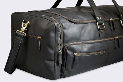 100% Full Grain Leather Duffel Bag - Only Duffel You will Need